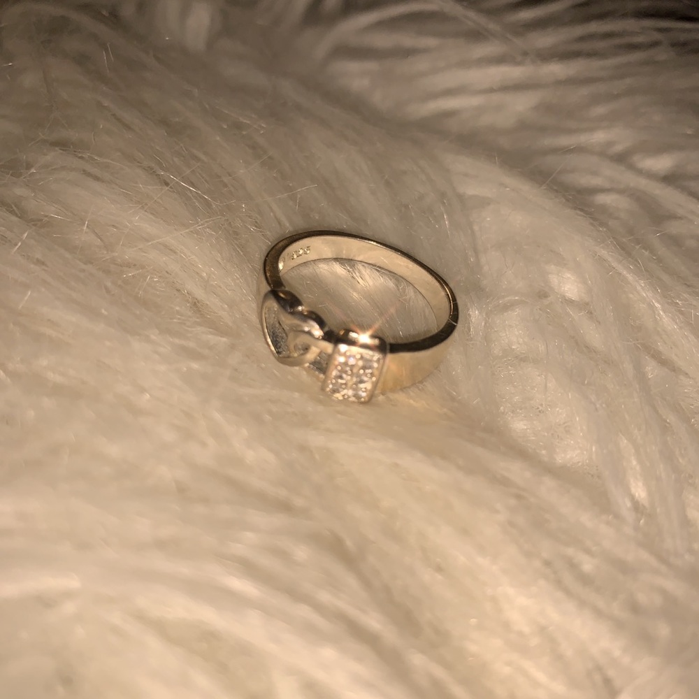 Solid 925 silver ring - Picture 2 of 7